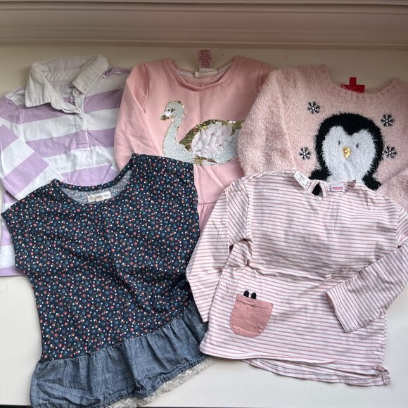 Girls Size 4 Tops Bundle - Picture 1 of 10